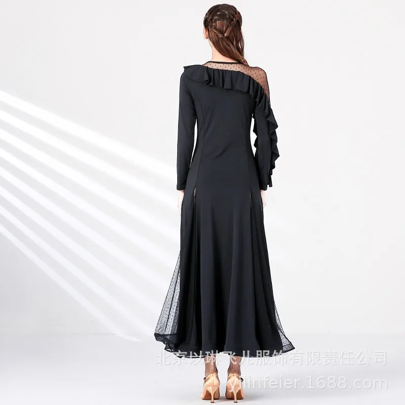 Aangepaste Nieuwe volwassen moderne dans jurk MY873 ballroom dans kostuum wals ballroom danswedstrijd jurken drag queen jurk