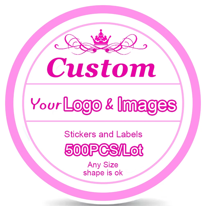 

Custom Design Stickers for Any Occasion - Upload Logo/Photo to Create Personalized Decals, Event Decor & Gift Labels