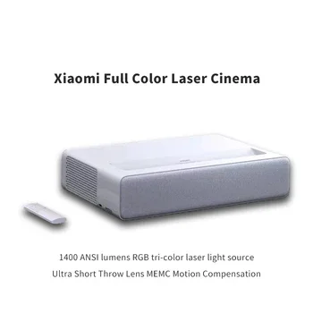 Newest  Mijia Full Color  UST Cinema projector,LCoS 1080p 1400ANSI Lumens MEMC RGB Projection TV WANOS Atmos Beamer