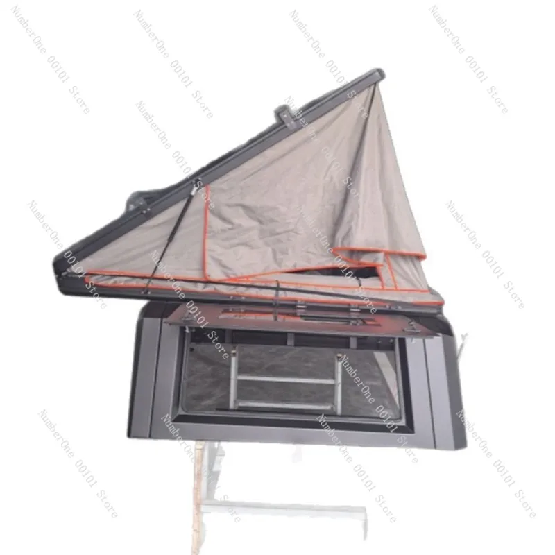 Integrated Outdoor Camping Roof Tent with Rear Cover, Fully Automatic Foldable Tent, Self-Driving Camping Trip, Portable Outdoor