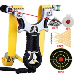 Laser Katapult Metaal Precisie Schieten Katapult Outdoor Jacht Boogschieten Caza Set Hoge Precisie Katapult Jacht