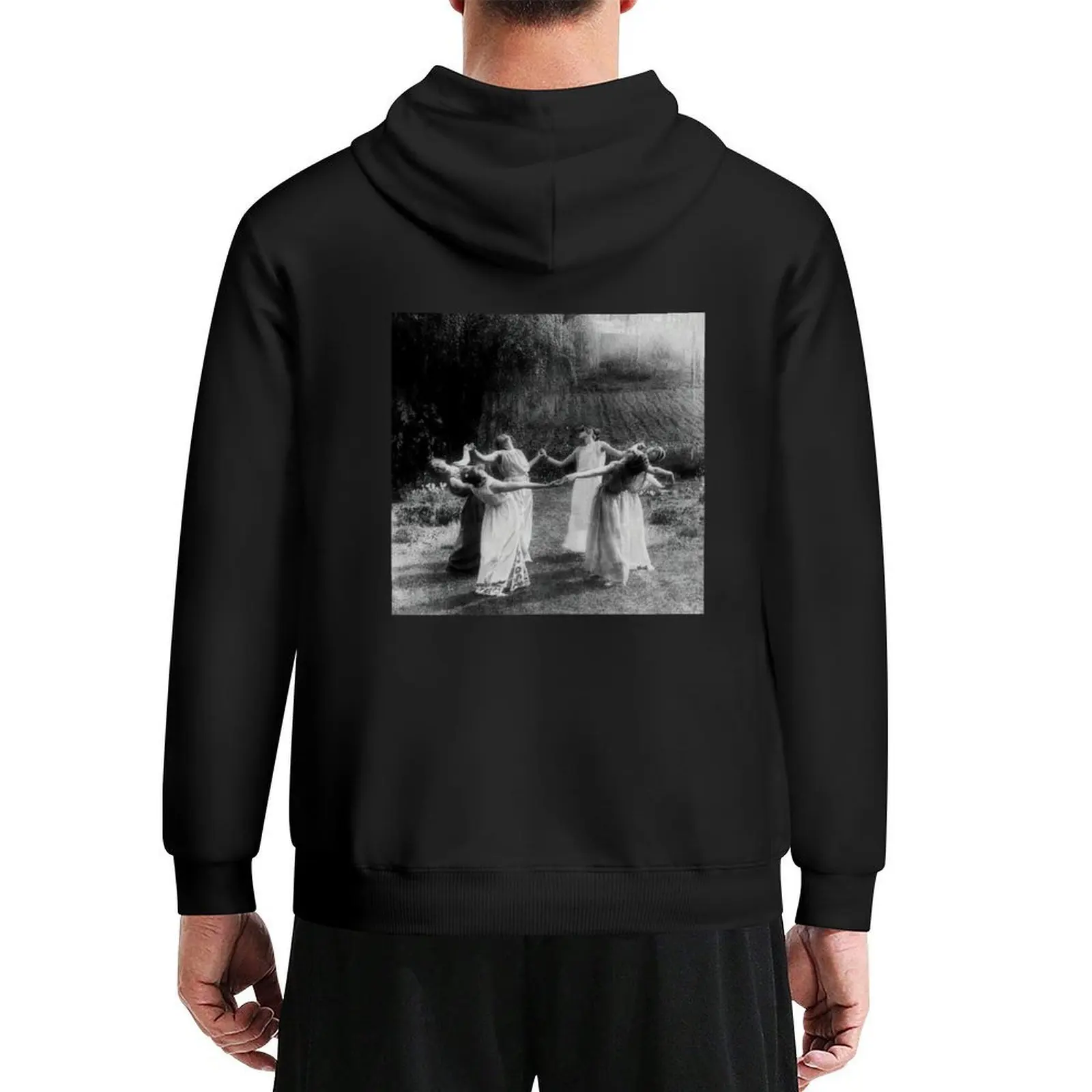 

Circle of Witches No, Vassar College girls practicing Greek dances, 1923 - black and white photo retouched and cleaned Hoodie