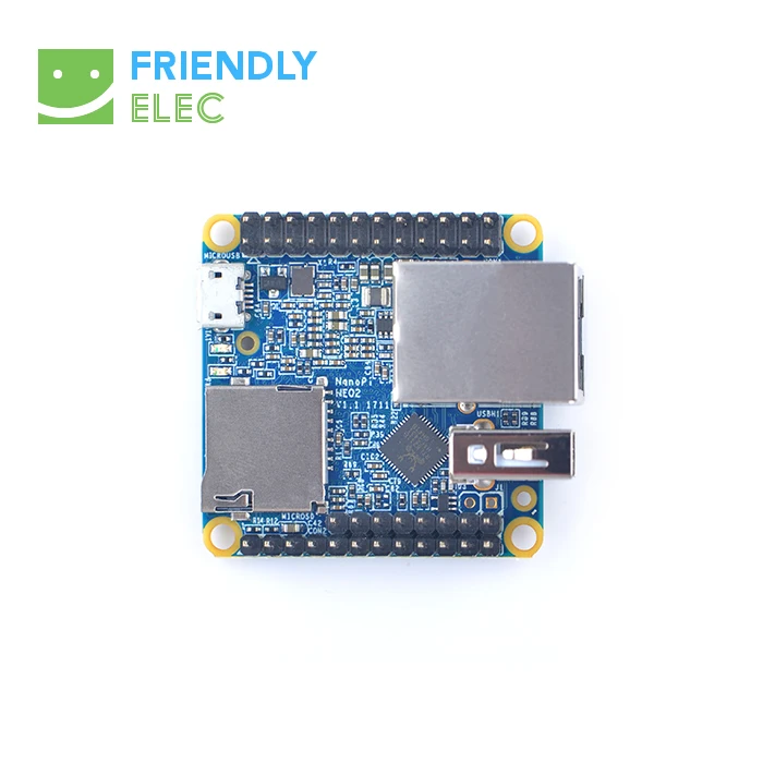 Freundliche NanoPi NEO2 Allwinner H5 Entwicklung Bord Quad-Core 64-bit A53 Gigabit Netzwerk Ubuntu, DietPi