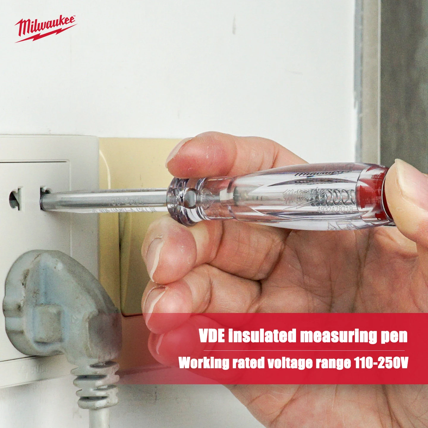 Milwaukee VDE insulation tester, household leakage testing tester, 1000V electrical tool special one character 4932478719