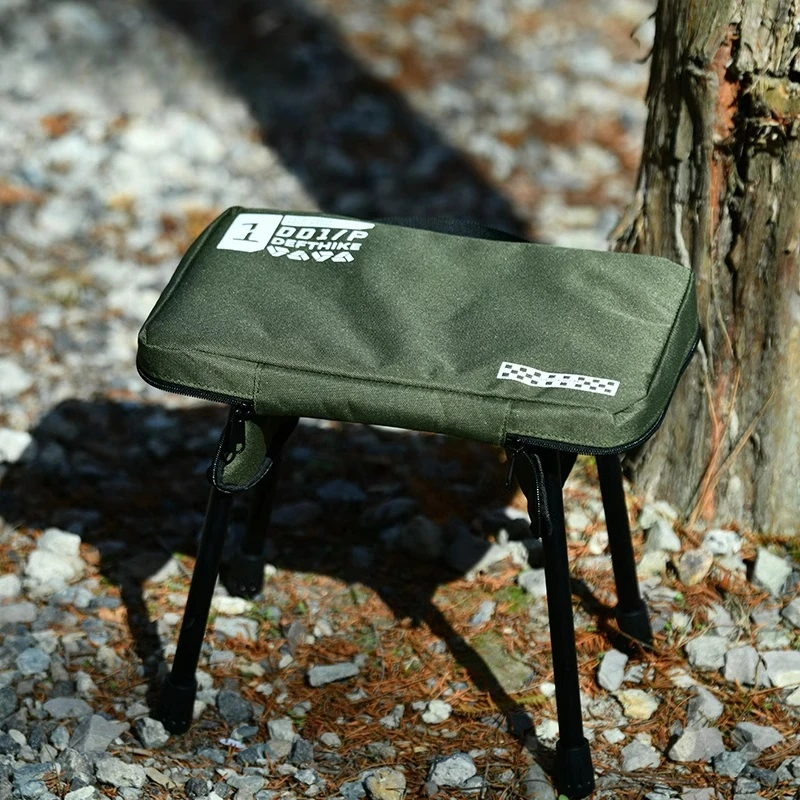 Imagem -05 - Tactical Pony Stool com Bolsa de Armazenamento Leve Mini Portátil Dobrável Pesca ao ar Livre Camping Cadeira de Piquenique Novo