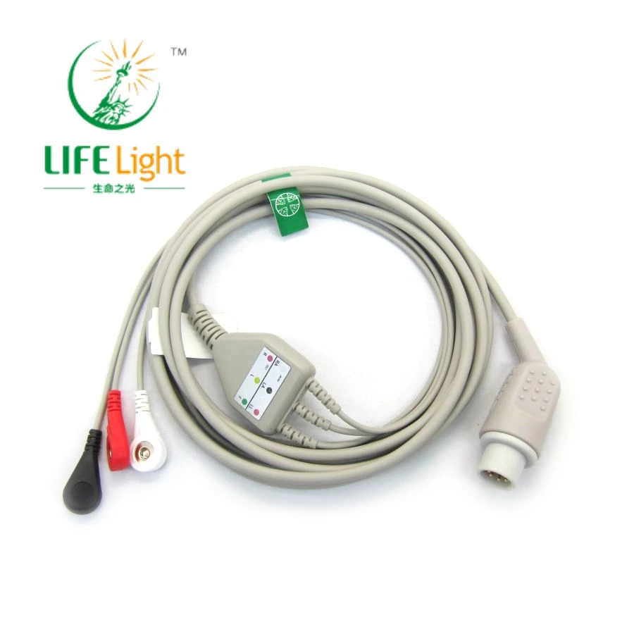 

Совместим с монитором пациента C*HINA M&B, провод 3/5 с зажимом/защелкой, кабель ЭКГ ЭКГ, рабочая станция для мониторинга данных ЭКГ