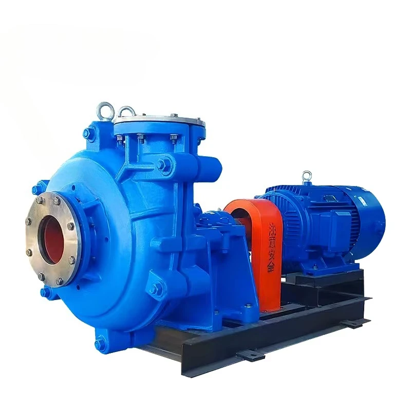 Industrial High Pressure Slurry Pump Horizontal Centrifugal Mining Sand Dredge Pump Motor Centrifugal Water Pump River Stirrer