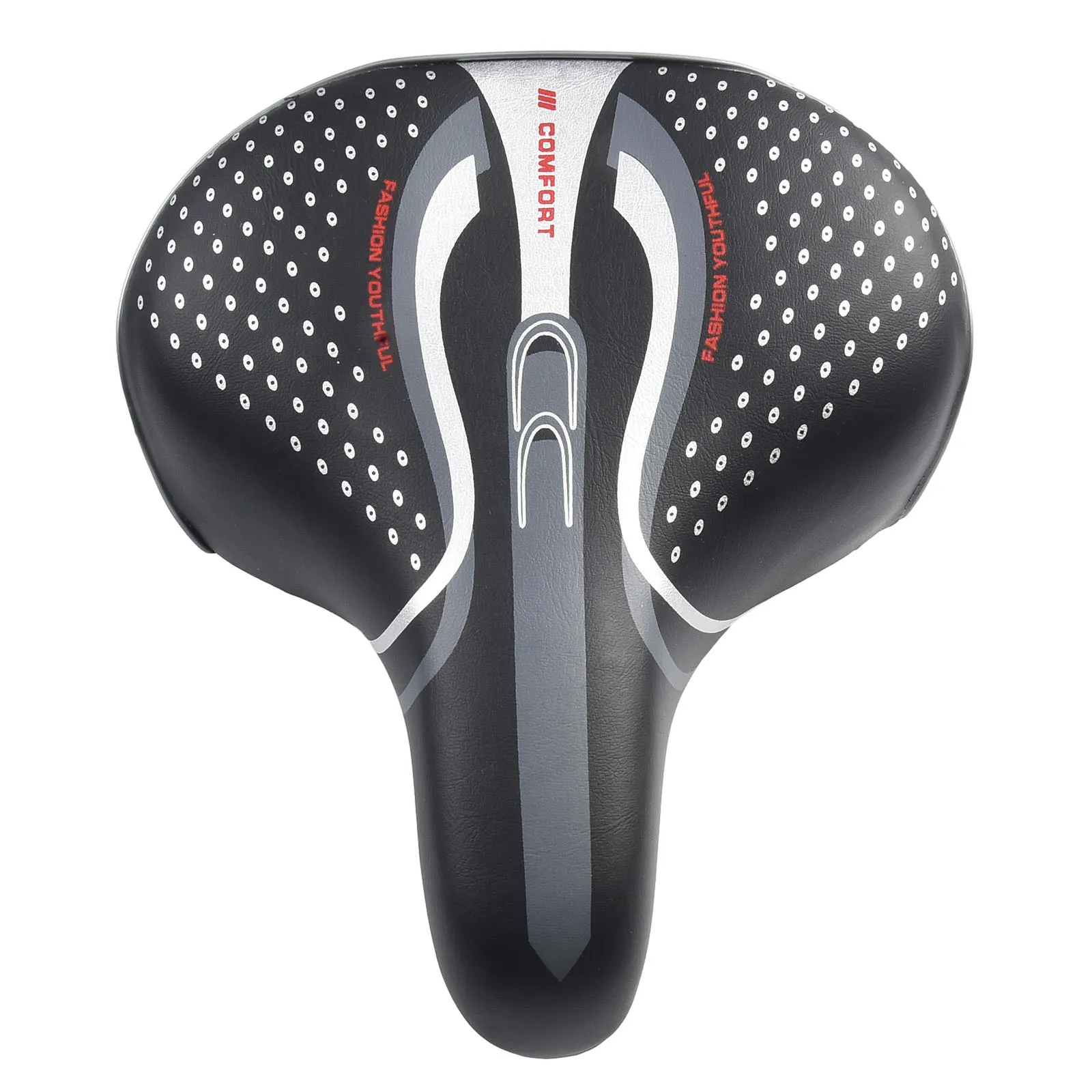 Bicycle Saddle Seat Mountain Bike Cushion  Cycling Saddle Trail Comfort Races Seat Extra Wide Big Bum Bicycle Soft Pad Saddle
