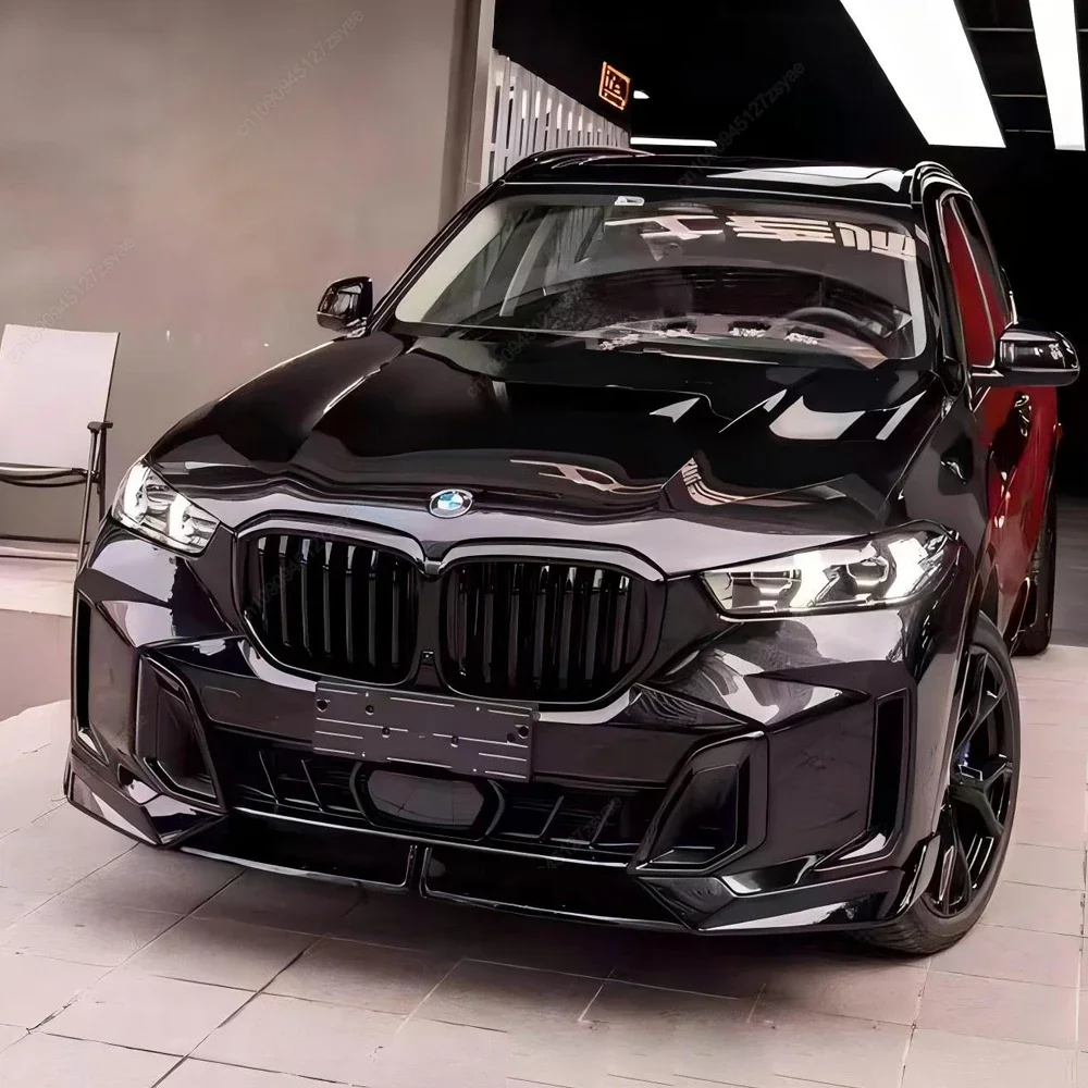 

4PCS For BMW X5 G05 M-Sport LCI 30d 40i 40d 50e M60i 2023-2024 Car Front Bumper Spoiler Lip Splitter Diffuser Bodykits Tuning