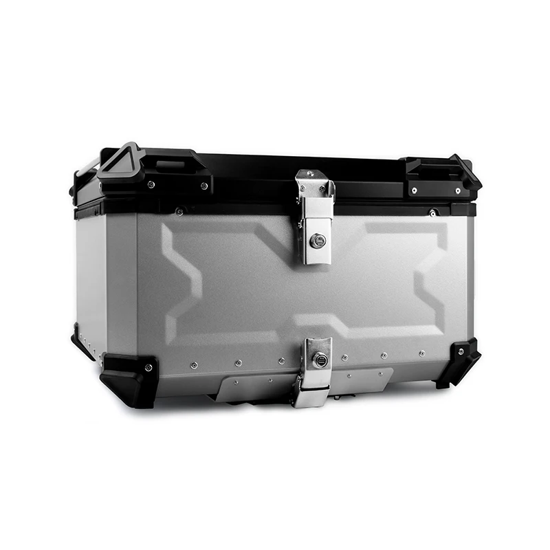 100L Super Capacity Motorcycle Rear Case Rack Valentine Large Motorcycle Tail Box of Parts Can Be Quick Released Tail Bag