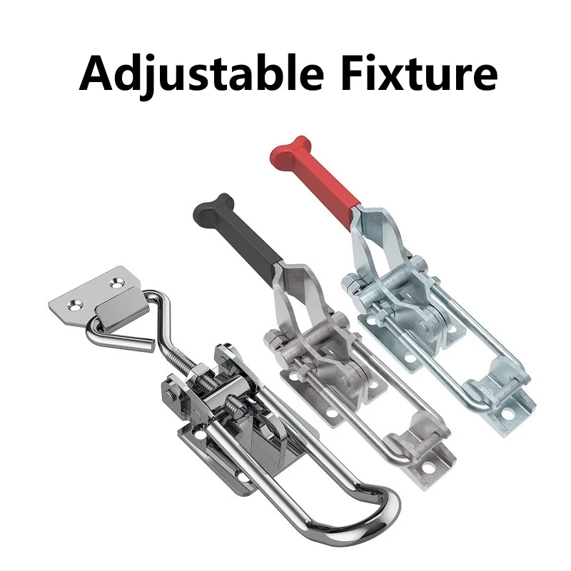 Quick fixture buckle adjustable heavy-duty lock buckle fixed compactor door bolt clamp