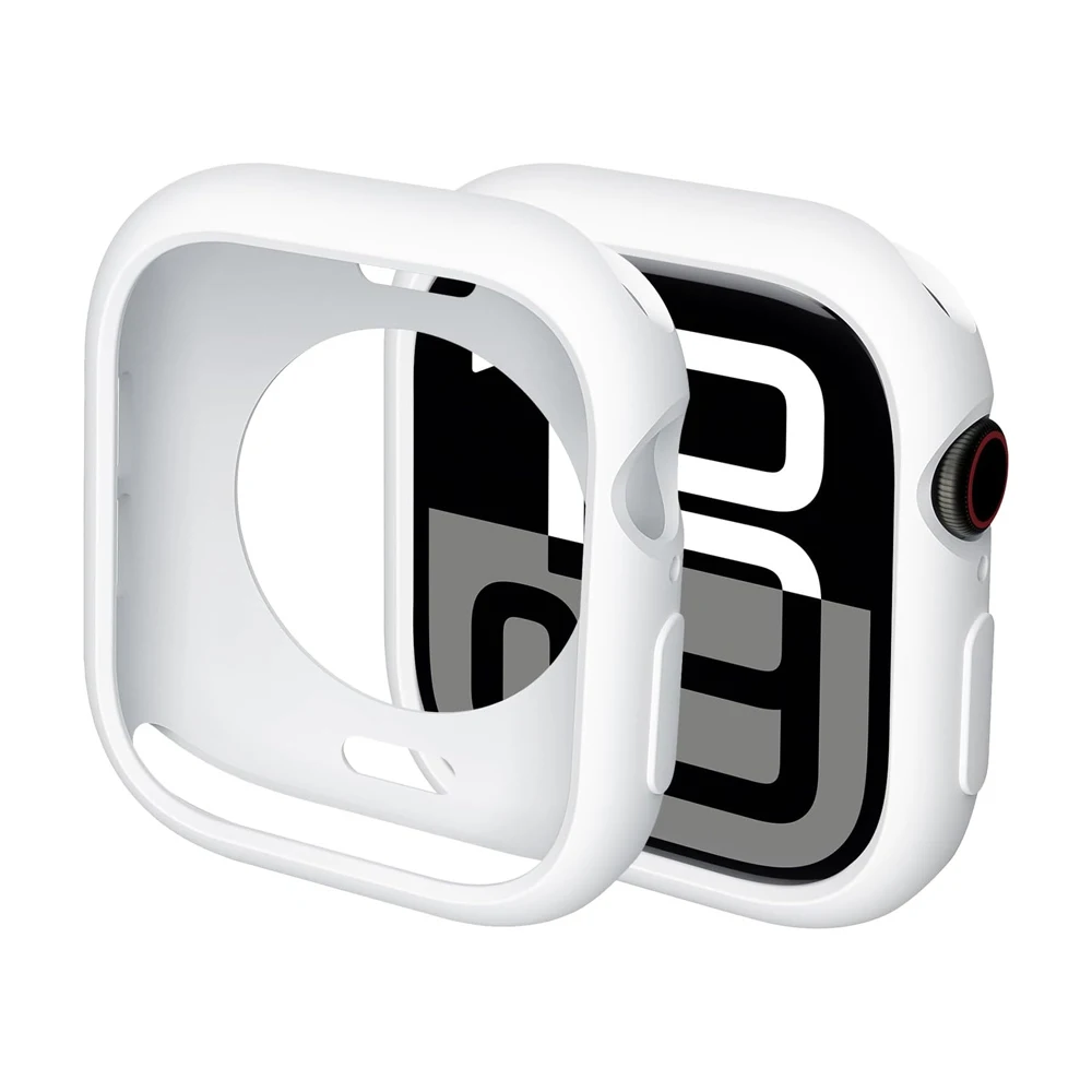 Case for Apple Watch 10 11 46mm 42mm Accessories Shockproof Protective Soft Silicone Bumper Shell Cover iwatch Series protector image 2