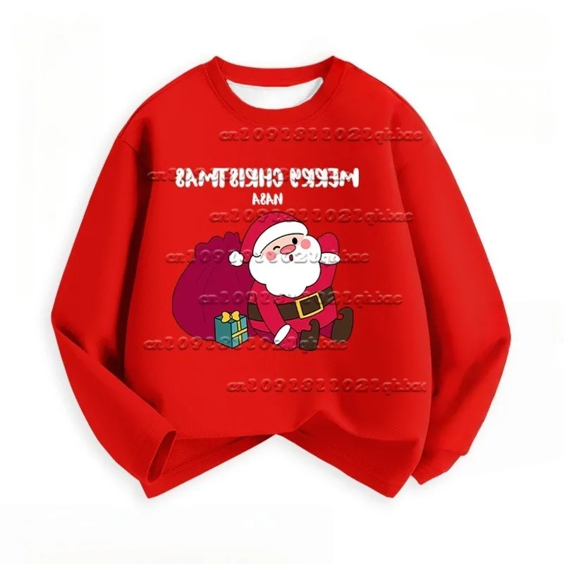 

Футболка с длинными рукавами и новые рождественские элементы, 3D-принт, свободная и универсальная, дышащая, быстросохнущая, модная