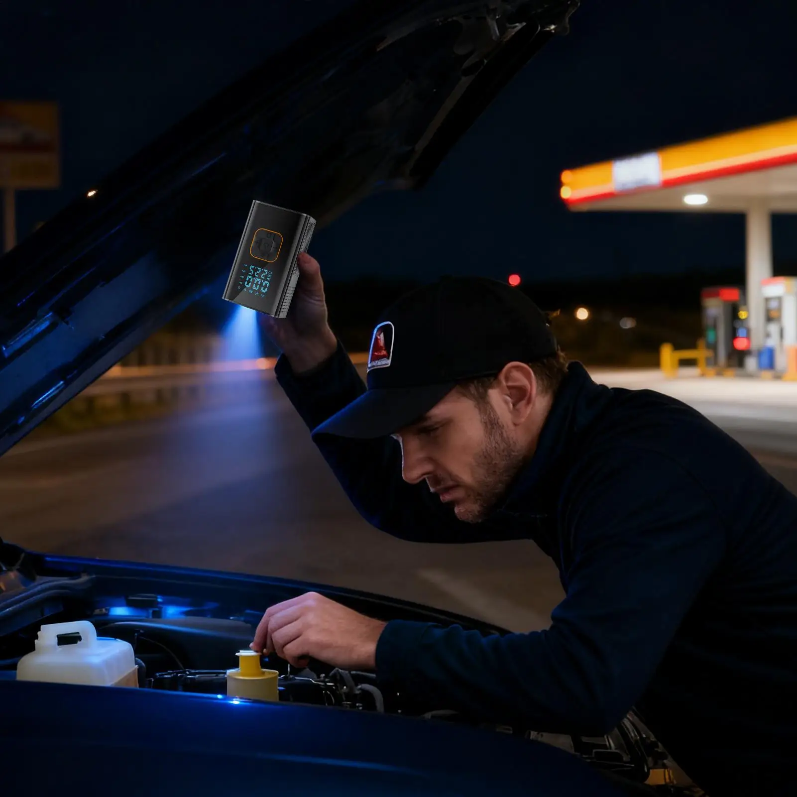 

Portable Air Compressor 150PSI Cordless Portable Automatic Motorcycle Pump Tire Air Compressor For Auto Truck SUV Bike