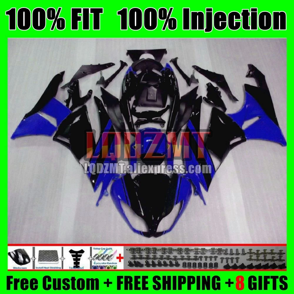 Injection Body For KAWASAKI NINJA ZX636 ZX600 ZX6R 23 24 51No.94 ZX 6R 6 R 636 600 ZX-636 Blue black ZX-6R 2023 2024 Fairings