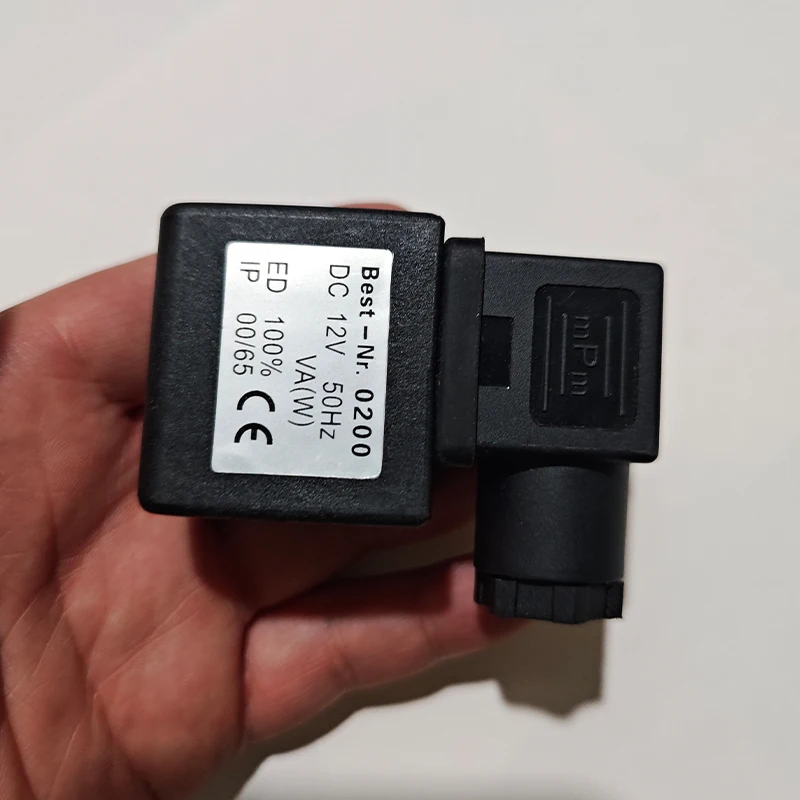 Detalle 1 de Electroválvula Solenoid Valve Coil High-Quality Solenoid Valve Copper Coil 12VDC 24VDC AC220V Inner Diameter 13mm Height 41mm Best-Nr.0200 Neumática