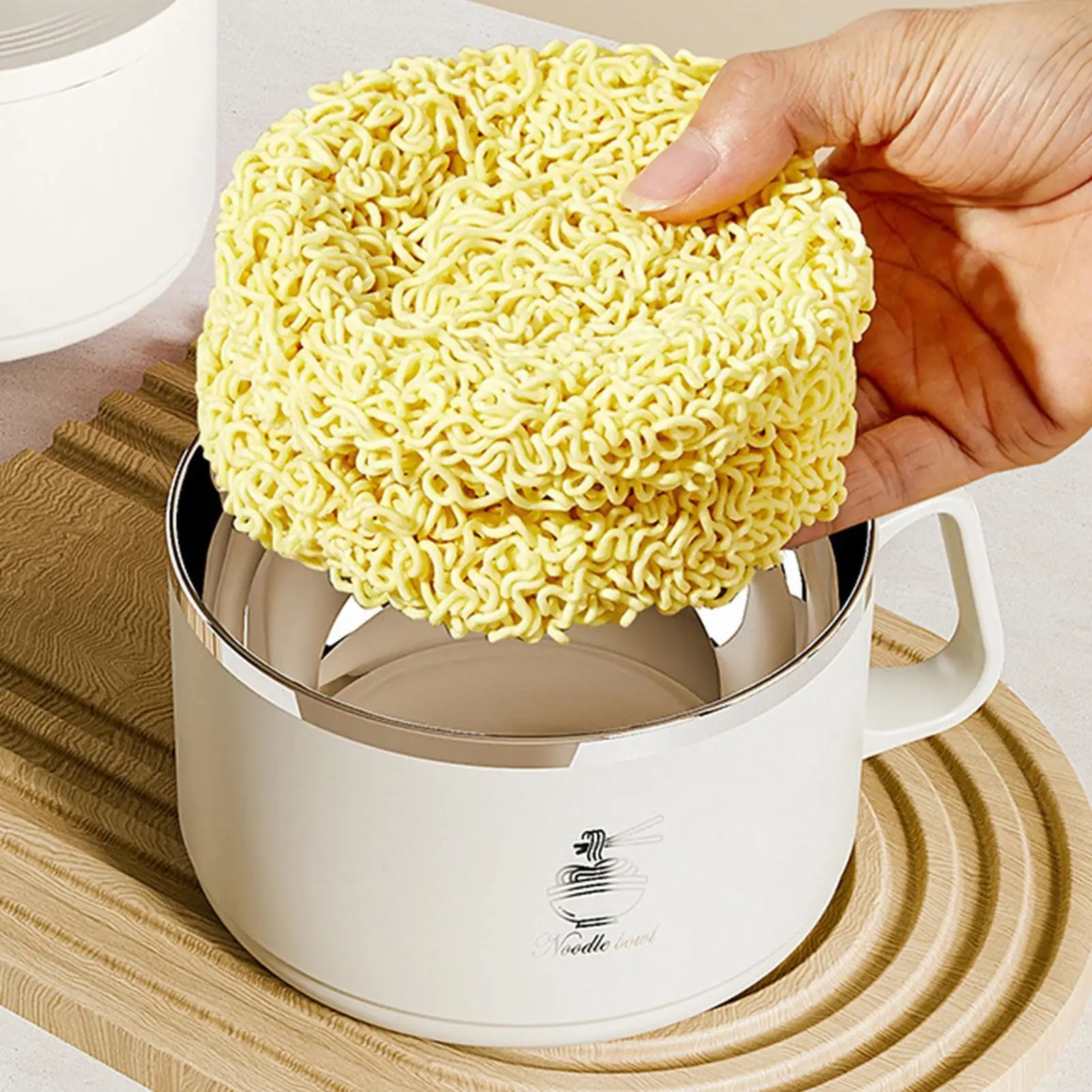 Lunch Container 1650ml with Folding Cutlery Leakproof Lunch Salad Bowl Soup Containers for Fruit Salad Home Office School