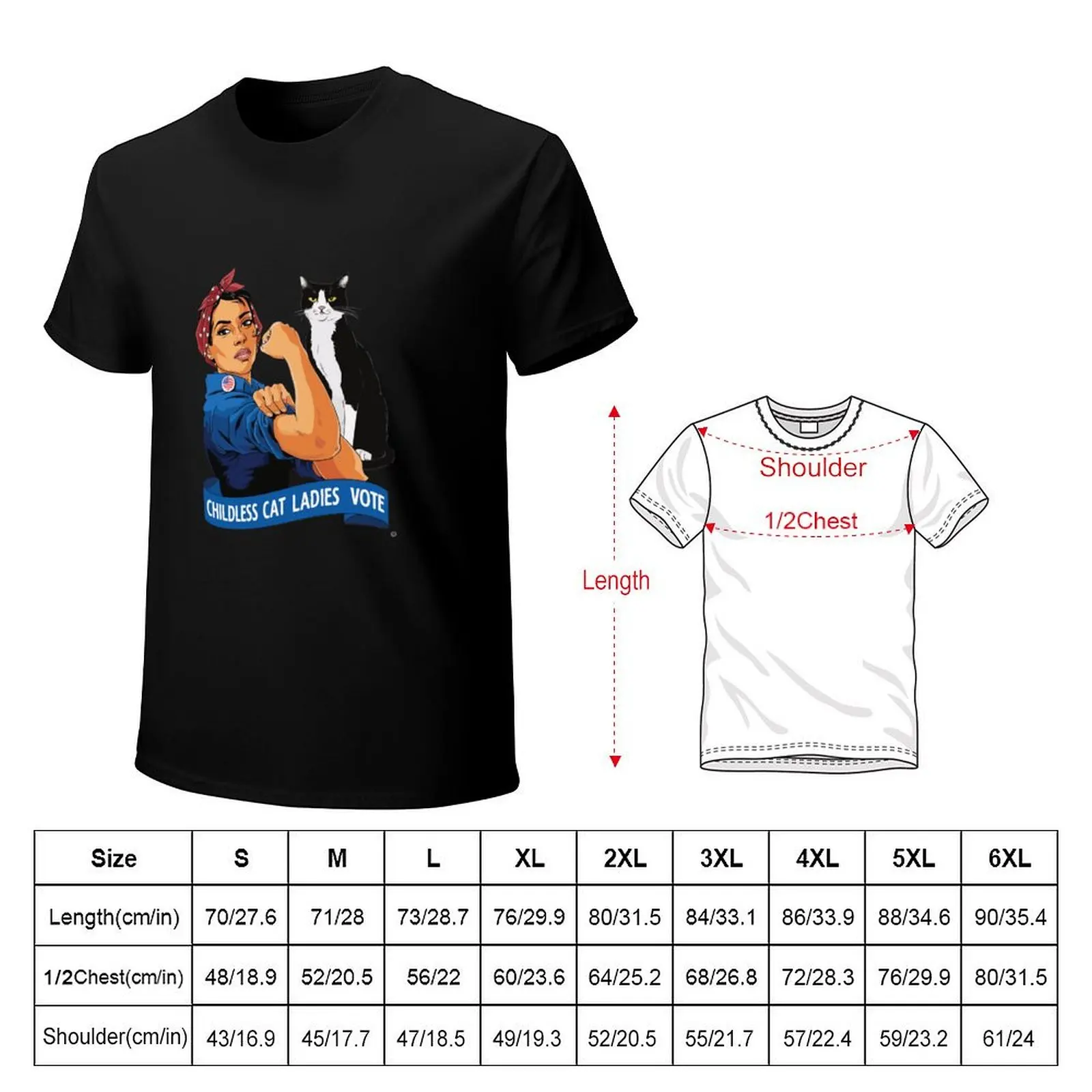 Childless Cat Lady Kamala Harris 2024 - Childless Cat Lady Kamala Harris 2024 Design T-Shirt Minimalist Casual Short Sleeve Top