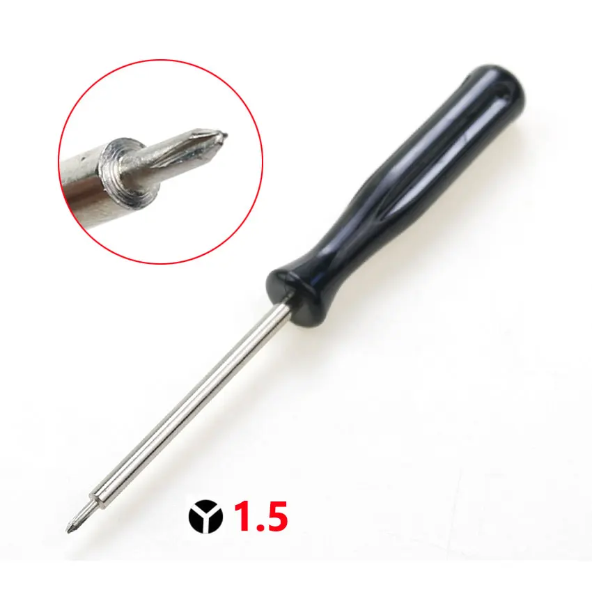 1.5mm Tri-Wing Phillips Screwdriver Crowbar Tweezers Screw Driver For Switch Wii GBA SP NDS NDSL NDSi New 3DS LL XL Repair Tool