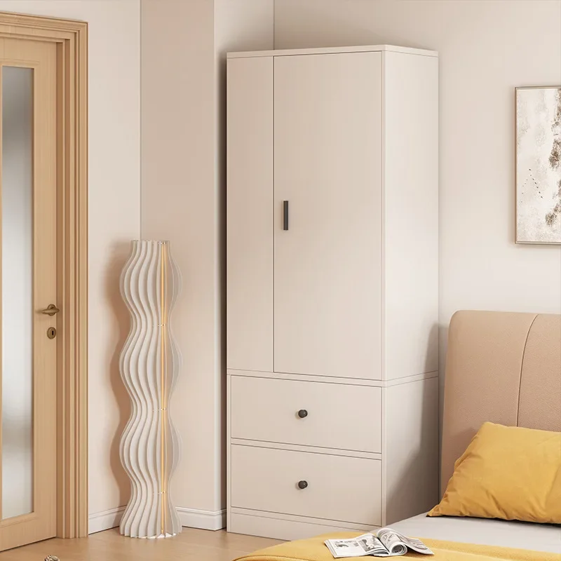 Simple assembly, sliding door hanging wardrobe, rental room, small single wardrobe
