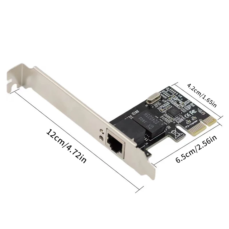 Single Port Gigabit Ethernet Realtek Chip PCI Lan Controller Card RTL8111 PCIe Network Adapter with RJ45 NIC 1000M/ 1G