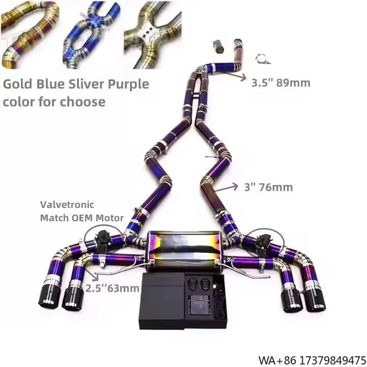 

ODM Catback Exhaust for BMW M340/M340i/M440/M440i G20 B58 3.0T 2017+Titanium Pipe Muffler Valvetronic Exhaust System