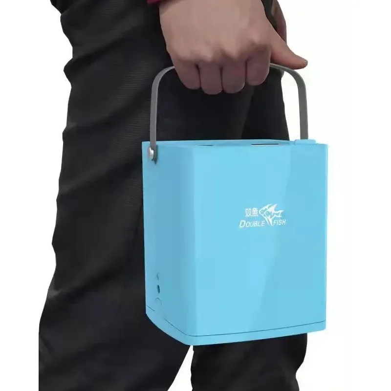 

Double Fish Portable table tennis Ball Serve Automatic Ping pong Training Machine