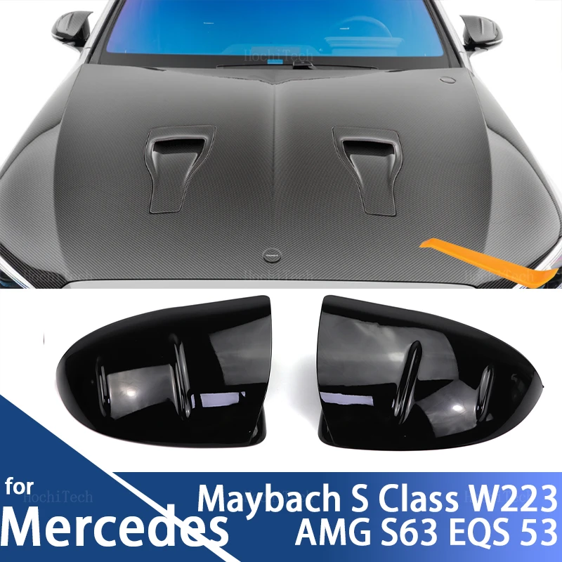 High Quality Mirror Cover Car Side Mirror Cover Cap Trim For Mercedes-Benz Maybach AMG S-Class S Class W223 S 63 S63 EQS V297 53