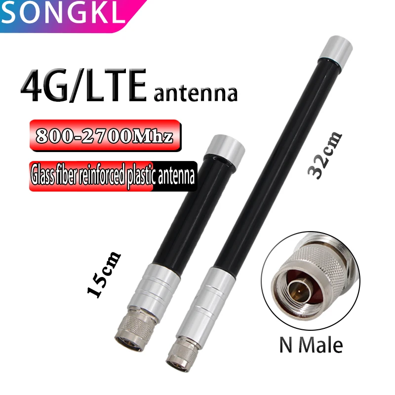 Imagem -05 - Lte Antena Exterior Impermeável All-directional Alto-ganho de Fibra de Vidro Gsm Dtmb 3g i 8002700mhz Toda-banda Antena de Rede 4g