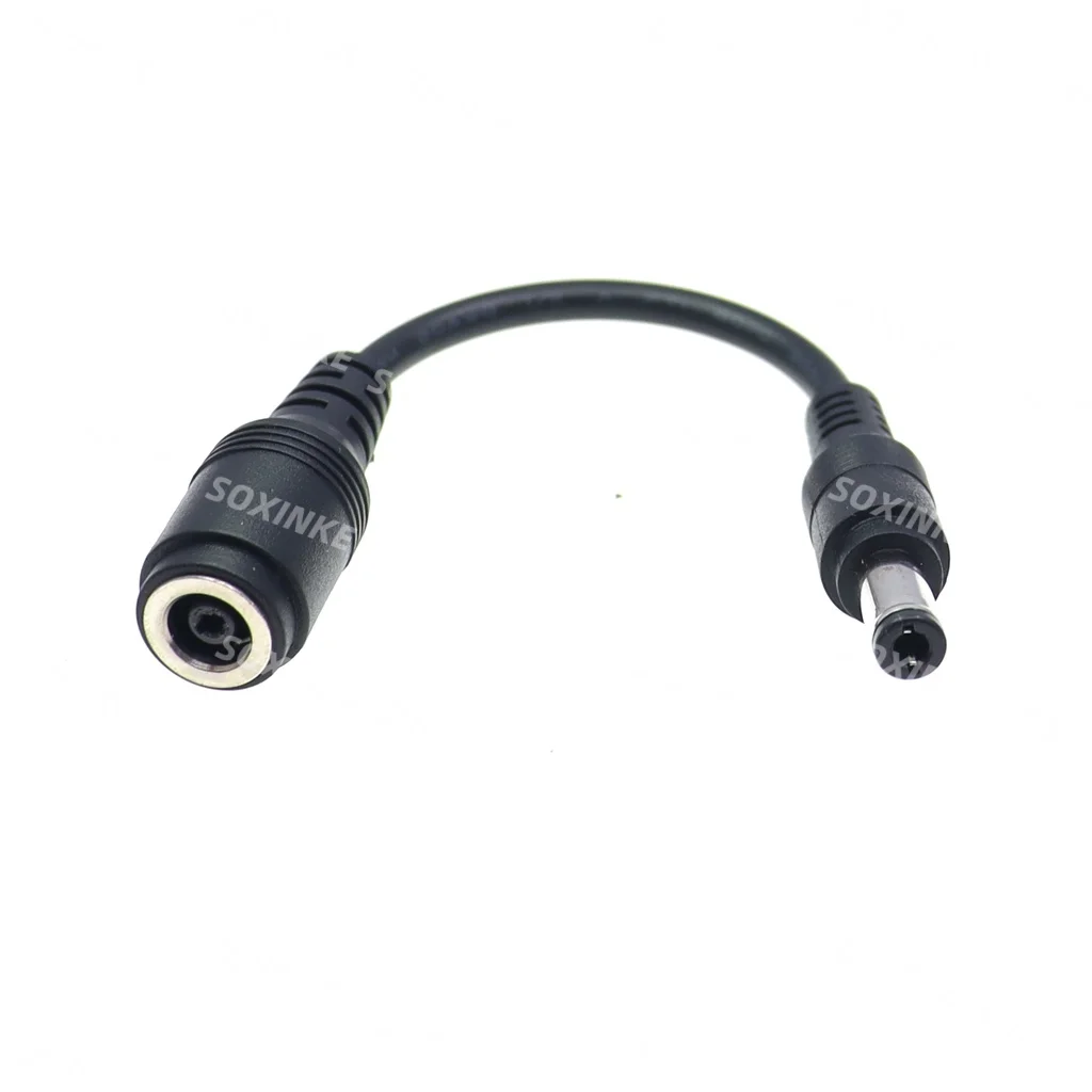 Ładowarka sieciowa DC 90/180 stopni do laptopa Notebook Gniazdo DC 6,5*4,4 / 6,0*4,4 żeńskie do 5,5*2,5 mm męskie
