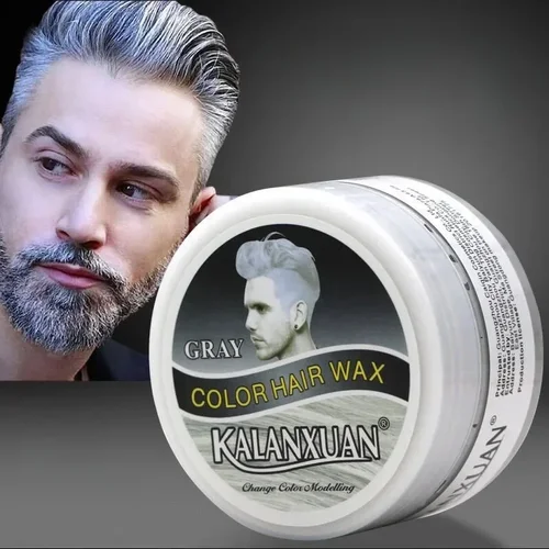 Imagen 2 del producto 9 colores de moda temporal Color tinte de barro, tinte para peinar el cabello, modelado verde, crema para el cabello plateada, 100g de cera para el cabello