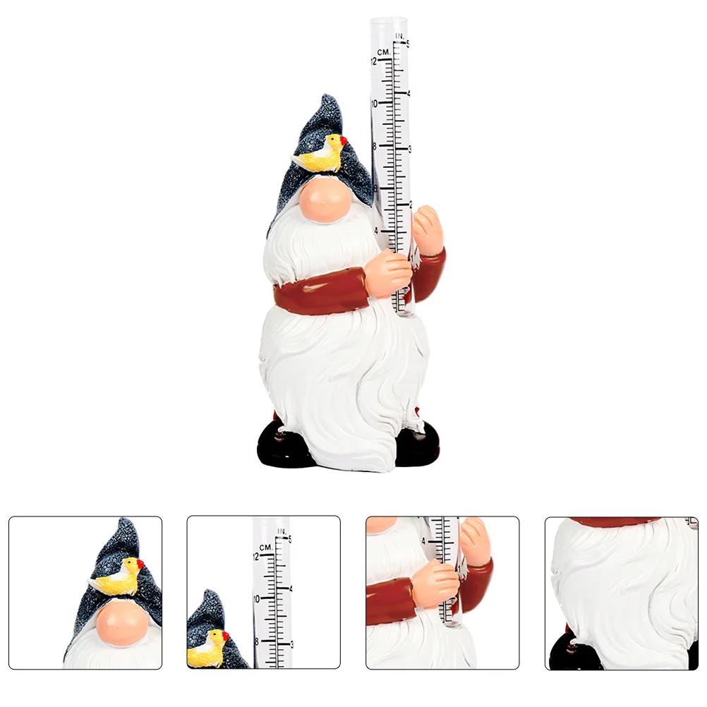 

Garden Decoration Outdoor Ornaments Resin Rainfall Gauge Lawn Decorations Measuring Cup