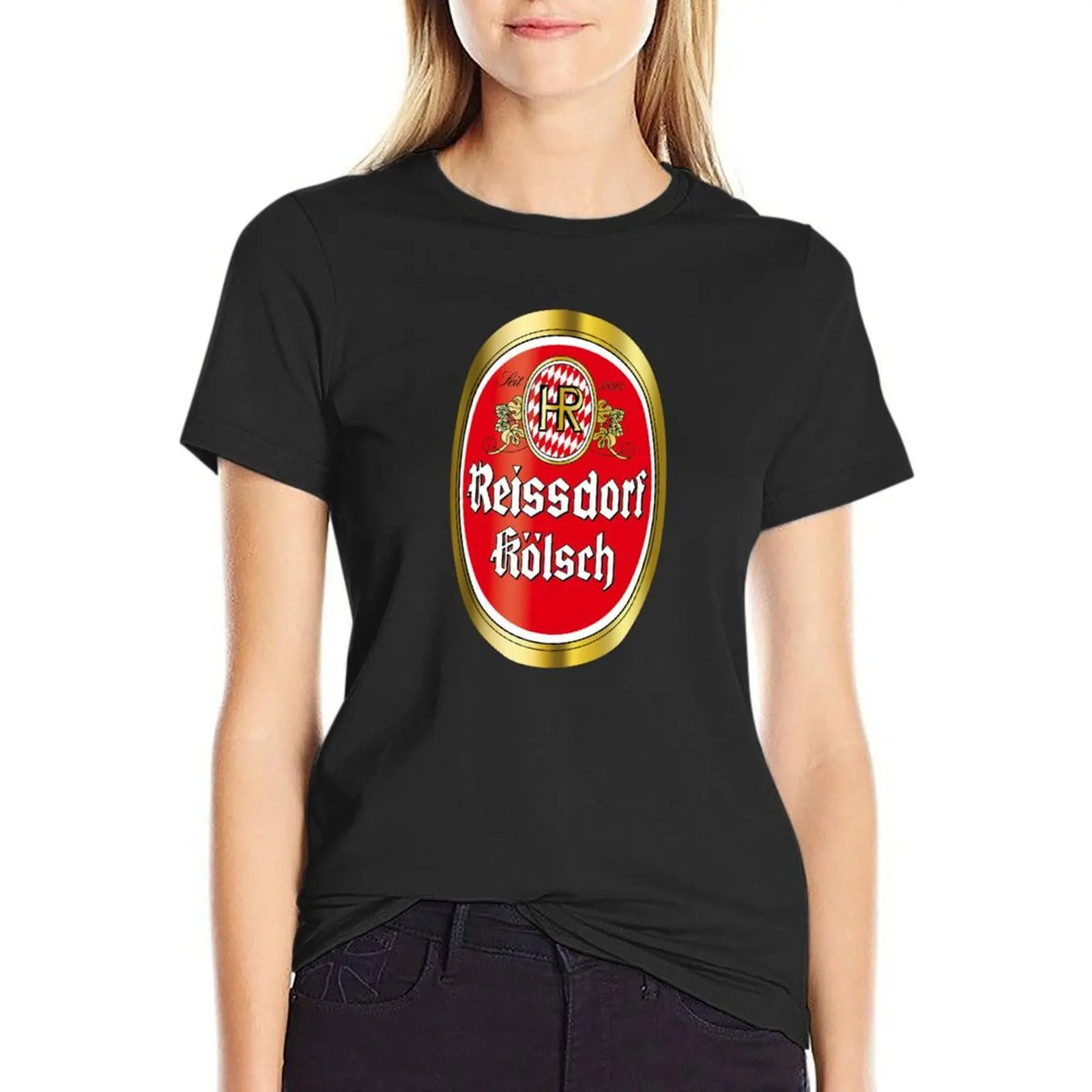 

#The-Rsdorf# T-Shirt sports fans blanks new edition black t shirts for Women
