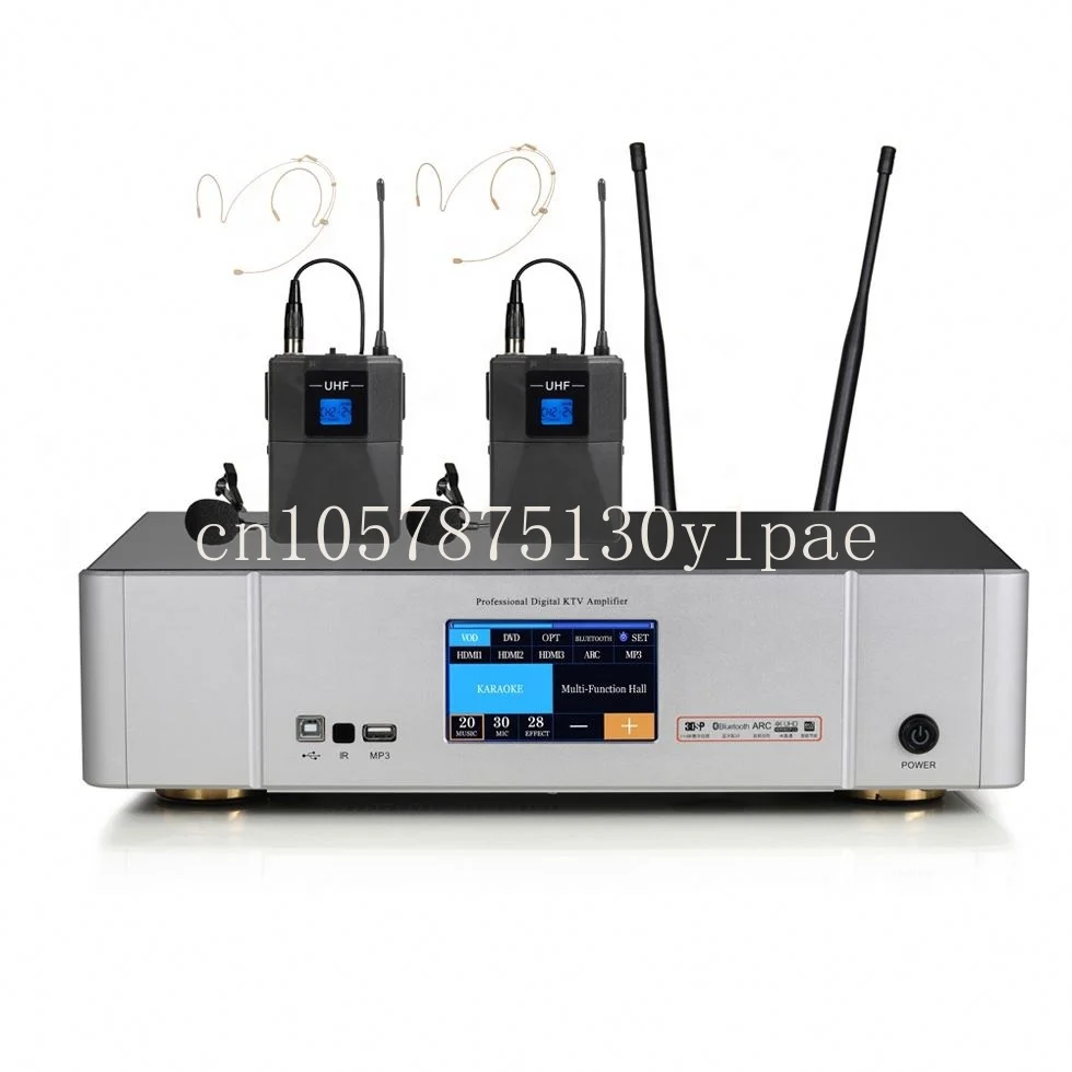 Amplifier Mixer with Wireless Mic Control Hot Sell Digital Power