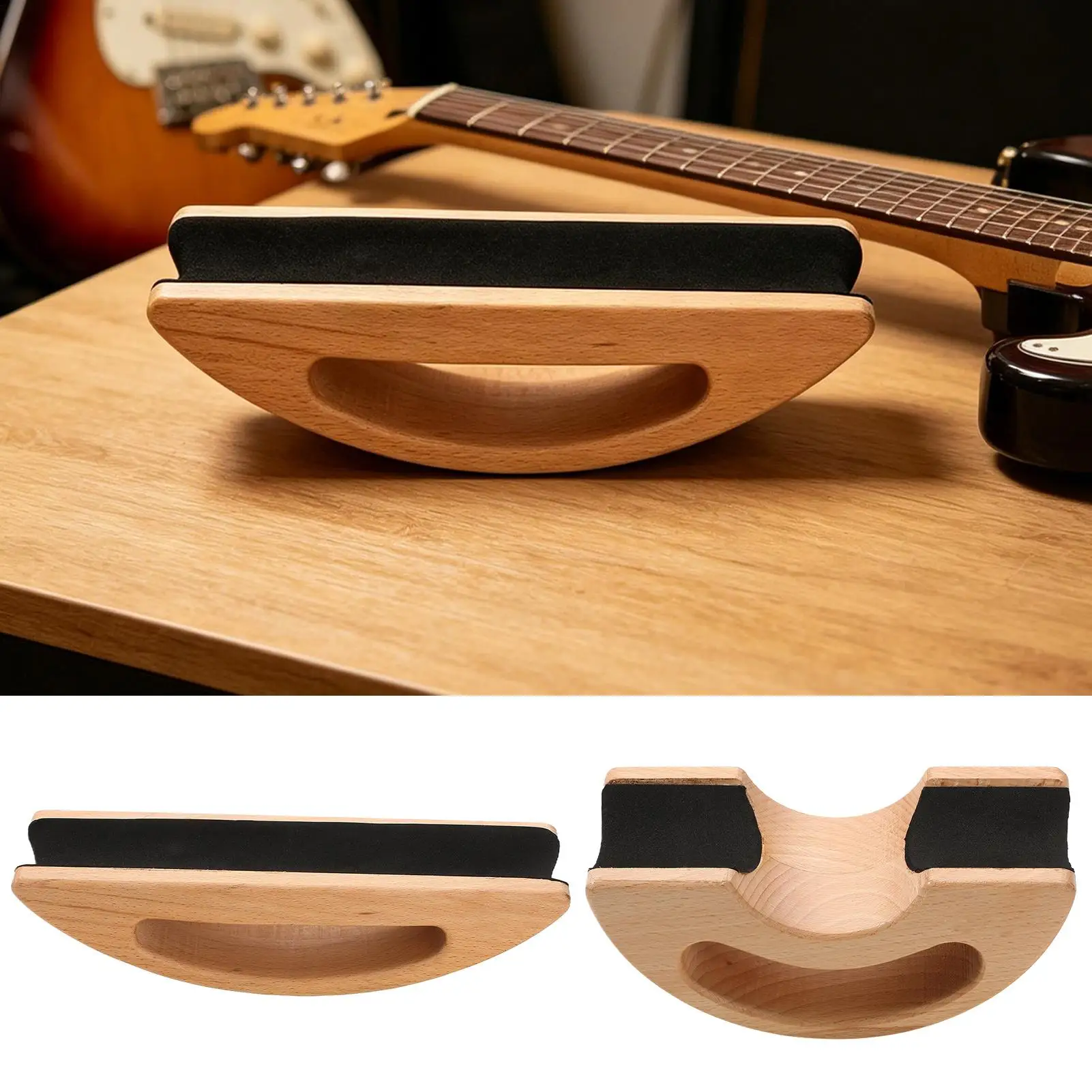 Guitar Neck Cradle Music Instrument Stand Guitar Neck Rest Support For Bench Workshop Home Studio Maintenance Practice Stage view 2