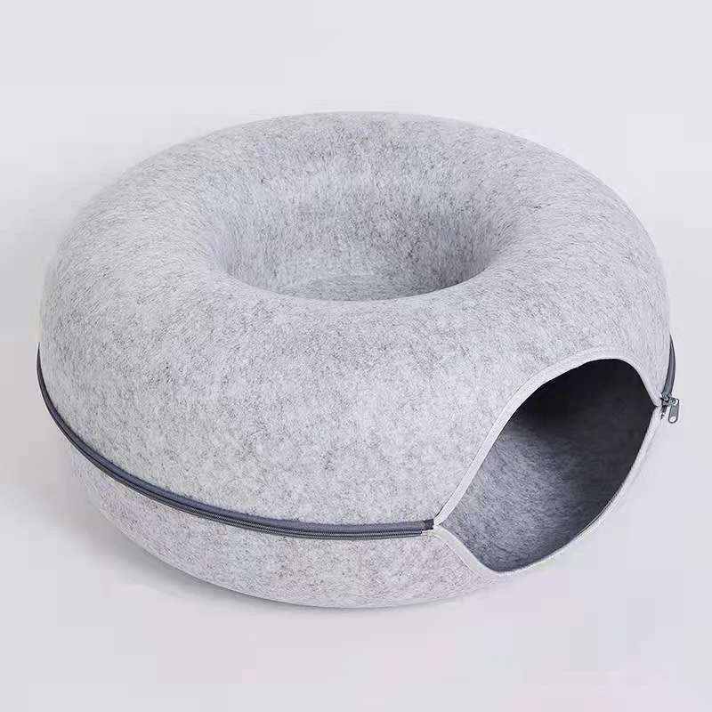 Cat Bed Pet Cat Tunnel Interactive Toy Dual Use Rabbit Cave Nest Indoor Cats House Kitten Funny Training Accessories