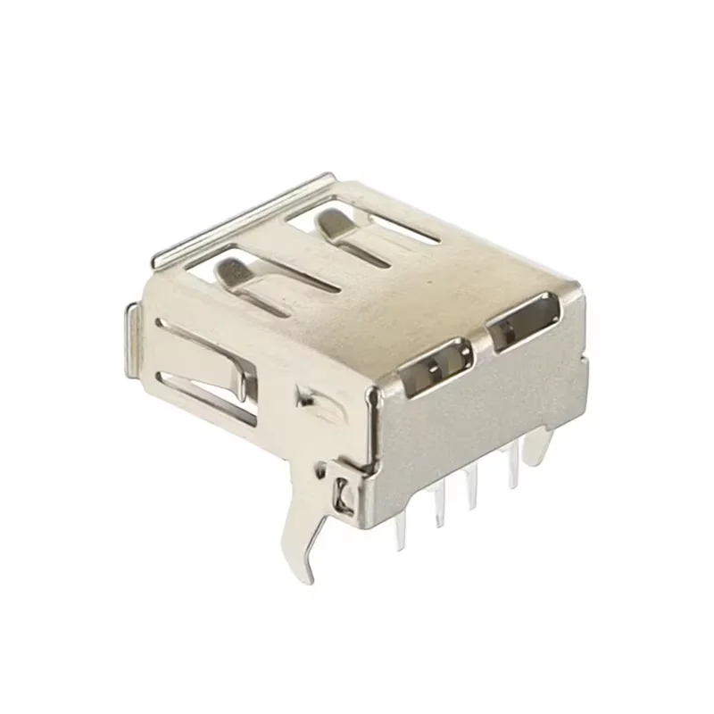 5/10Pcs USB 2.0 Type A Female Jack Port 4Pin DIP Soldering Connector PCB Socket USB-A Type Right Angle