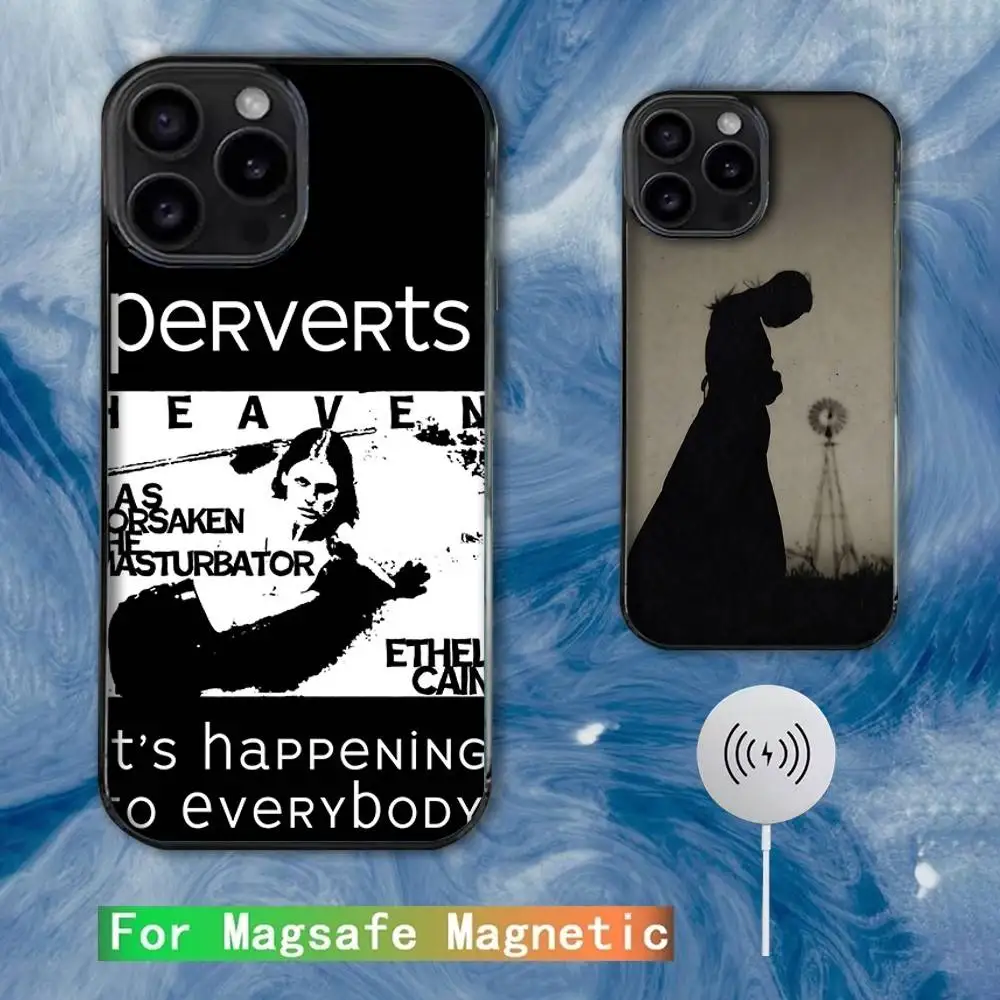 

E-Ethel Cain Perverts Phone Case For iPhone 16e,16,15,14,13,12,11,Plus,Pro,Max,Mini Magsafe Magnetic Wireless Charging
