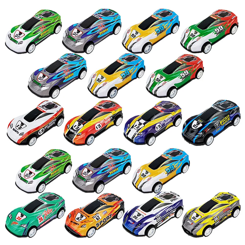 30 قطعة سحب سيارة صغيرة سبيكة الاطفال دائم الكرتون دفع اللعب الأطفال تطوير الدماغ هدية ديكور الحفلات #6