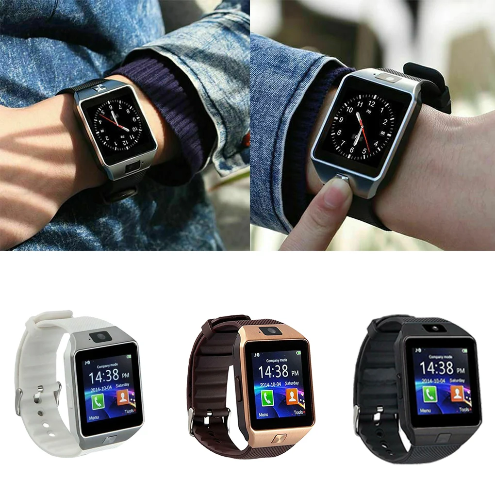 Watch Smart DZ09 Sport Wristwatch 1.56 inch Touch Screen Bracelet Multimedia Phone Anti-Lost Remote Capture Equipment