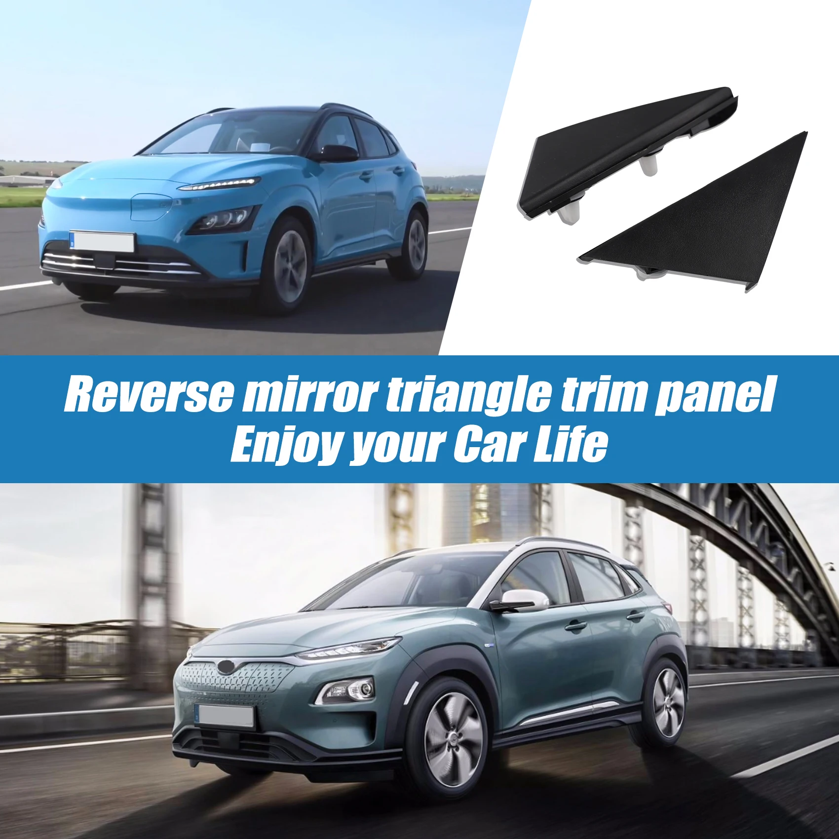 

НОВИНКА-автомобильная накладка на левое + правое крыло 86180-J9000 86190-J9000 для Hyundai Kona 2018-2023