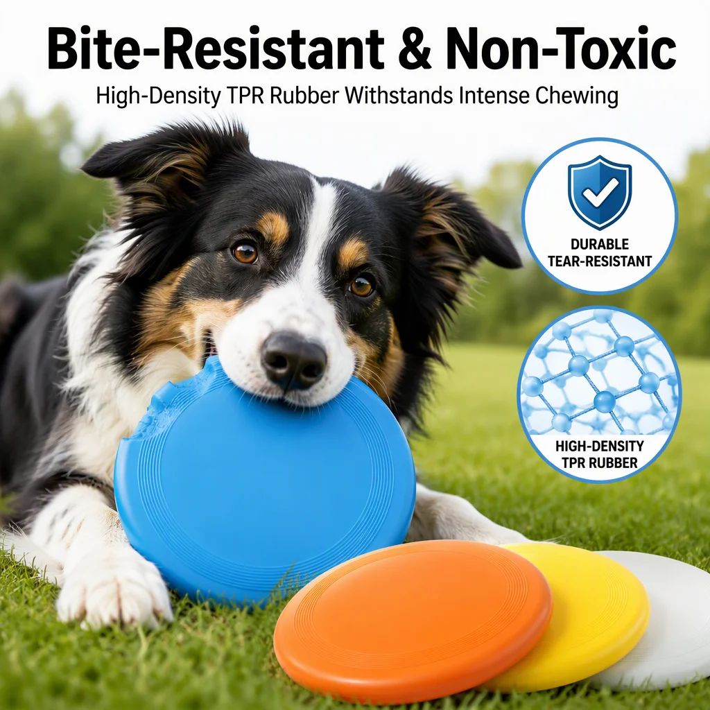 Soft Rubber Dog Flying Disc To - đánh giá và giá Flying Disc Dog Training Toy