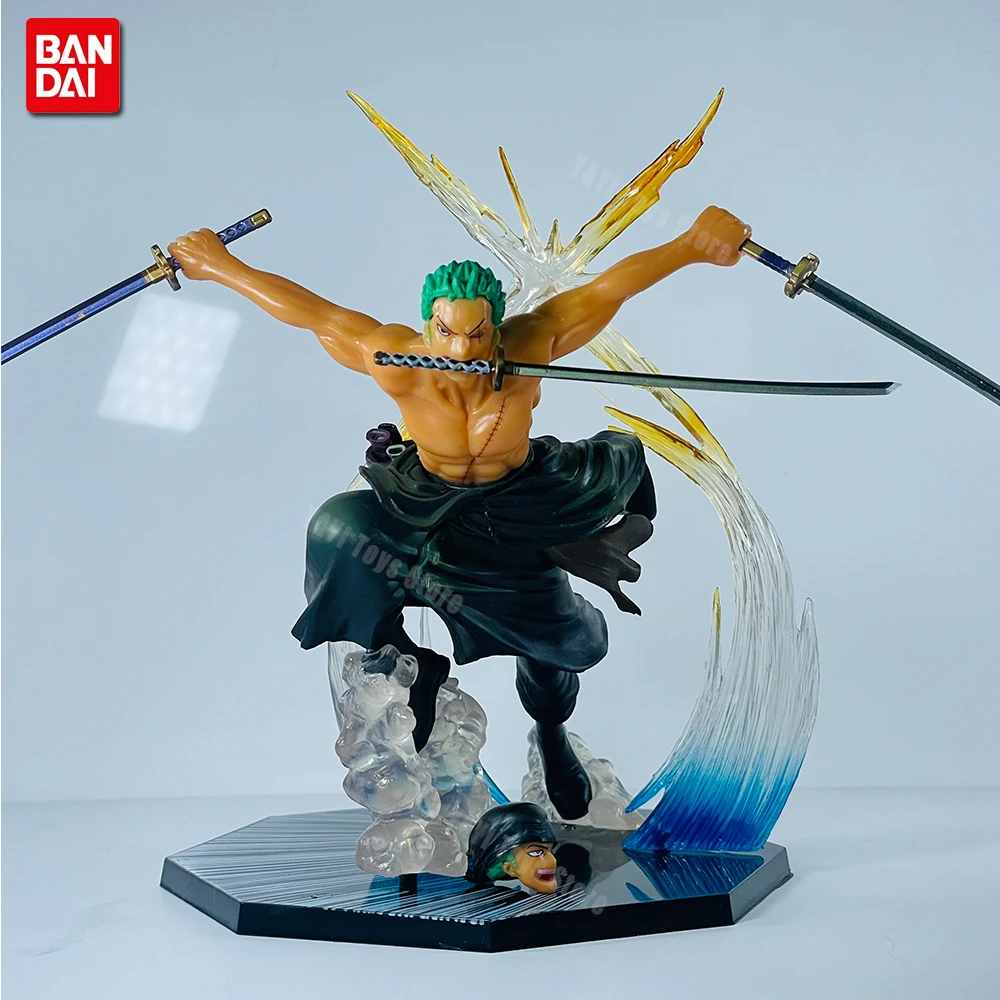 One Piece Anime Luffy Ace Sanji Zoro Battle Model Action Figure Fire Fist Sabo Three-Knife Ghost Dolls PVC Toys New view 3