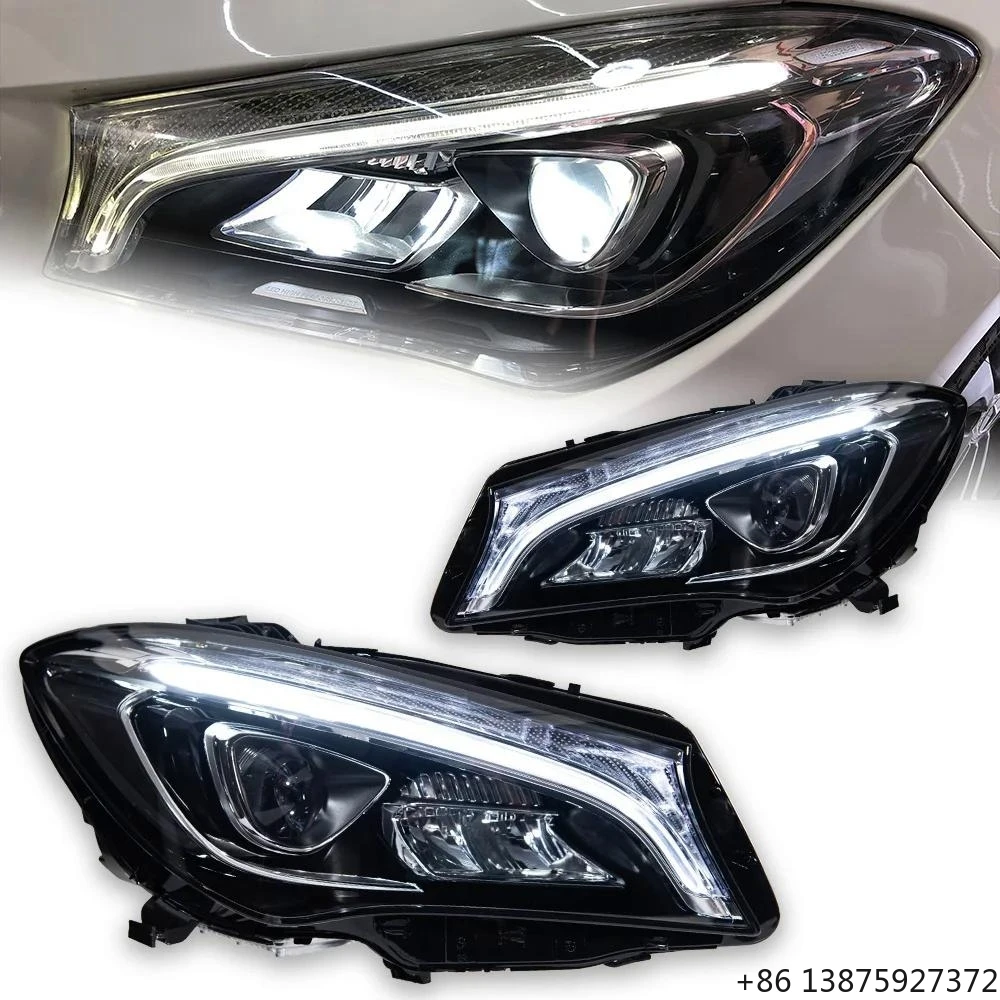 Car Styling Head Lamp for W117 CLA200 Headlights 2014-2018 CLA260 LED Headlight Signal Led Projector Lens Auto Accessories