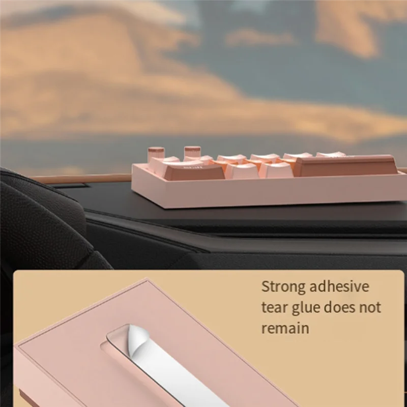 

НОВЫЙ-1 комплект, знак остановки, приборная панель, маленькая клавиатура, подвижный номерной знак телефона, временный номерной знак для парковки, черный, оранжевый