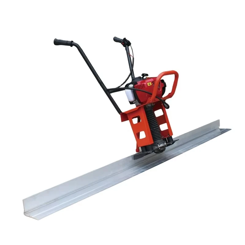 Vibrator Cement Tamping Rod Concrete Leveling Ruler Screed Floor Leveling Machine Gasoline Concrete Vibrator Screed Ruler