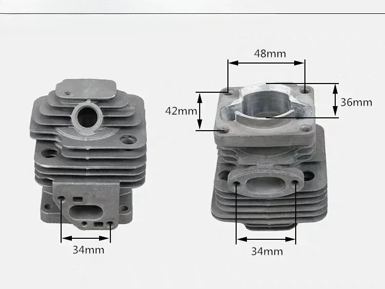 TL33 CG330 1E36F 36F диаметром 36 мм для кустореза, триммера для травы, цилиндра, поршневых колец с прокладкой