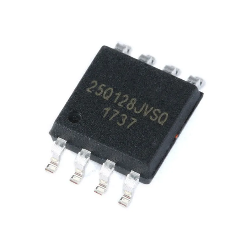 1 pcs Original Genuine SMD FLASH Memory Chip W25Q128JVSSIQ SOIC-8 128Mbit, For PCB Development, Firmware Burning, Embedded Devic