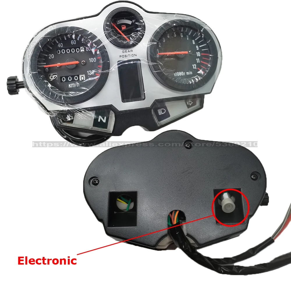 Motorcycle Odometer Instrument 125K Meter Assembly HJ125-A/R Meter Tachometer Assembly