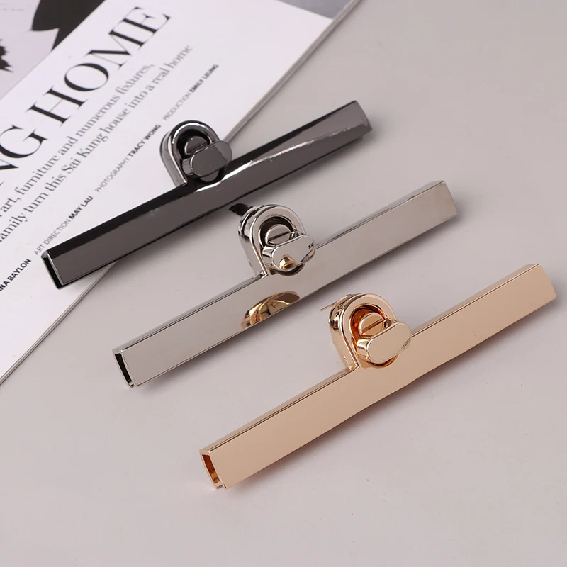 Vintage Bag Metal Clasp Turn Locks Twist Button For DIY Handbag Leather Craft Bag Purse Hardware Elegant Gold Bag Accessories